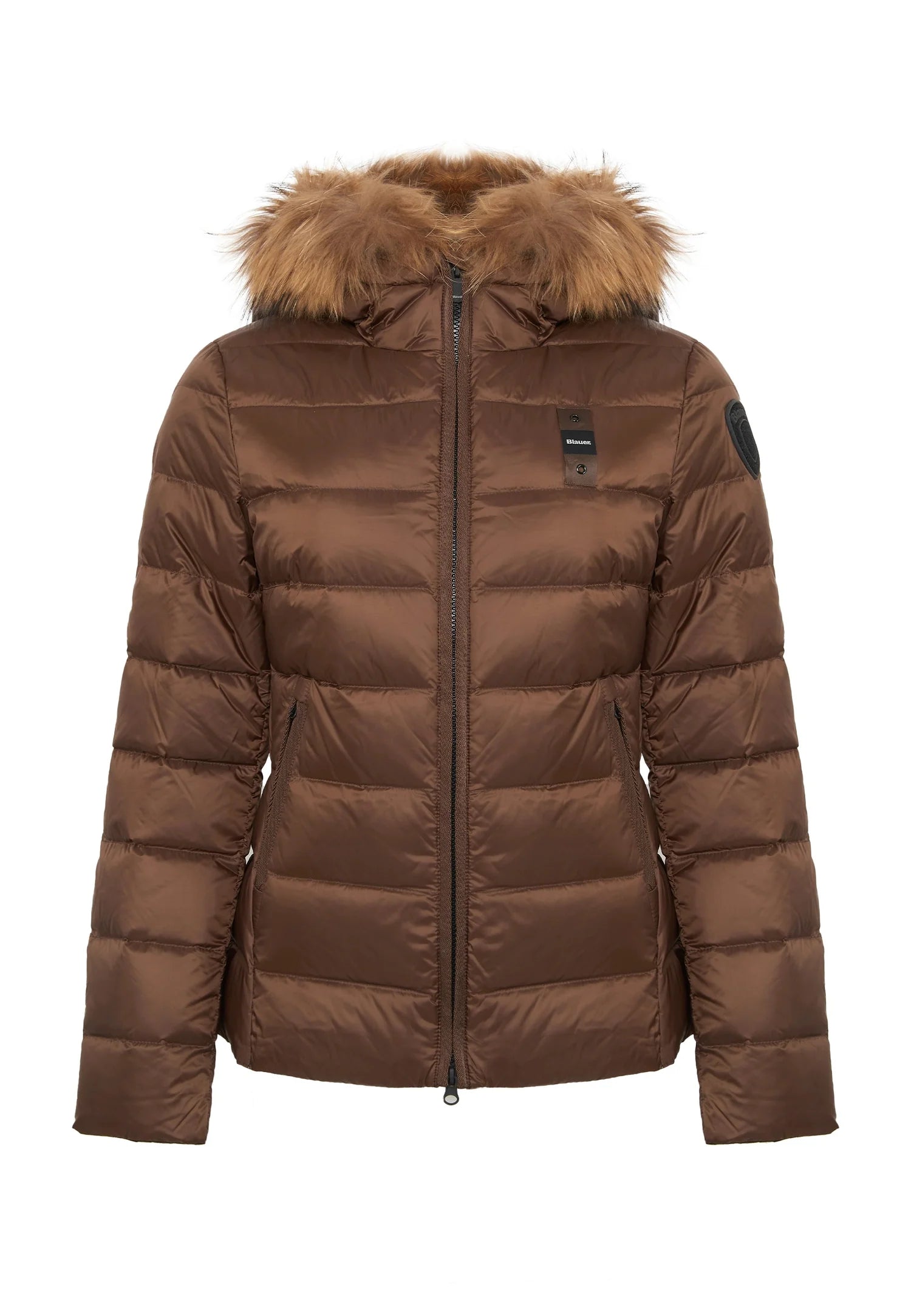 BLAUER Giubbotto Arcadia Invernale Con Pelliccia Donna Marrone