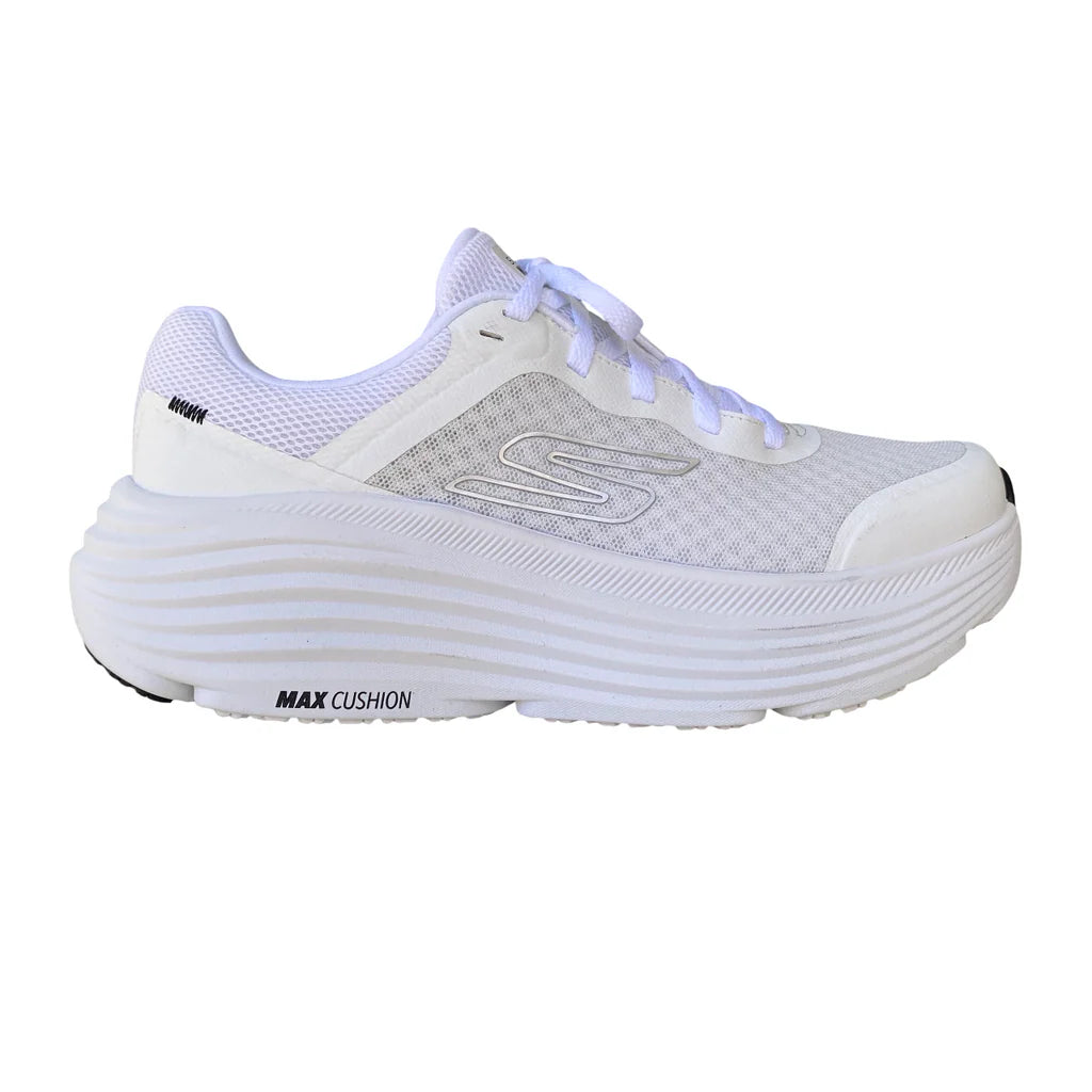 Skechers Max Cushioning Sneaker Donna Bianca Glicine