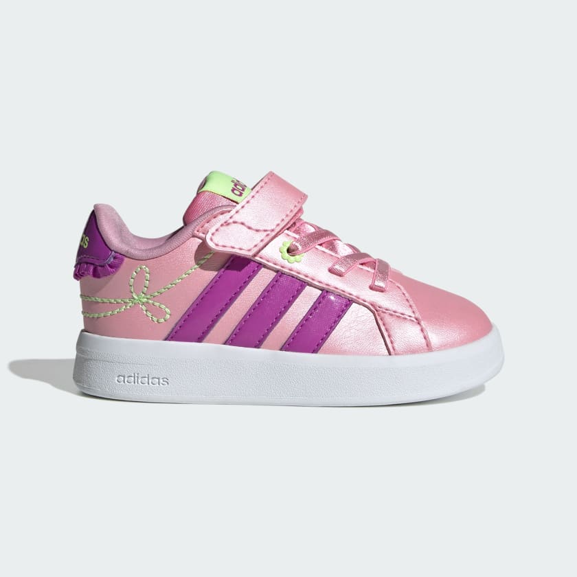 ADIDAS Sneaker Bambino Con Strappo Grand Court 3.0 Girls Rosa