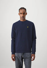 LYLE&SCOTT Felpa Girocollo In Cotone Blu Navy