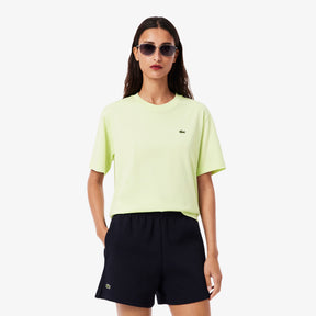 LACOSTE T-Shirt Basic Donna Verde
