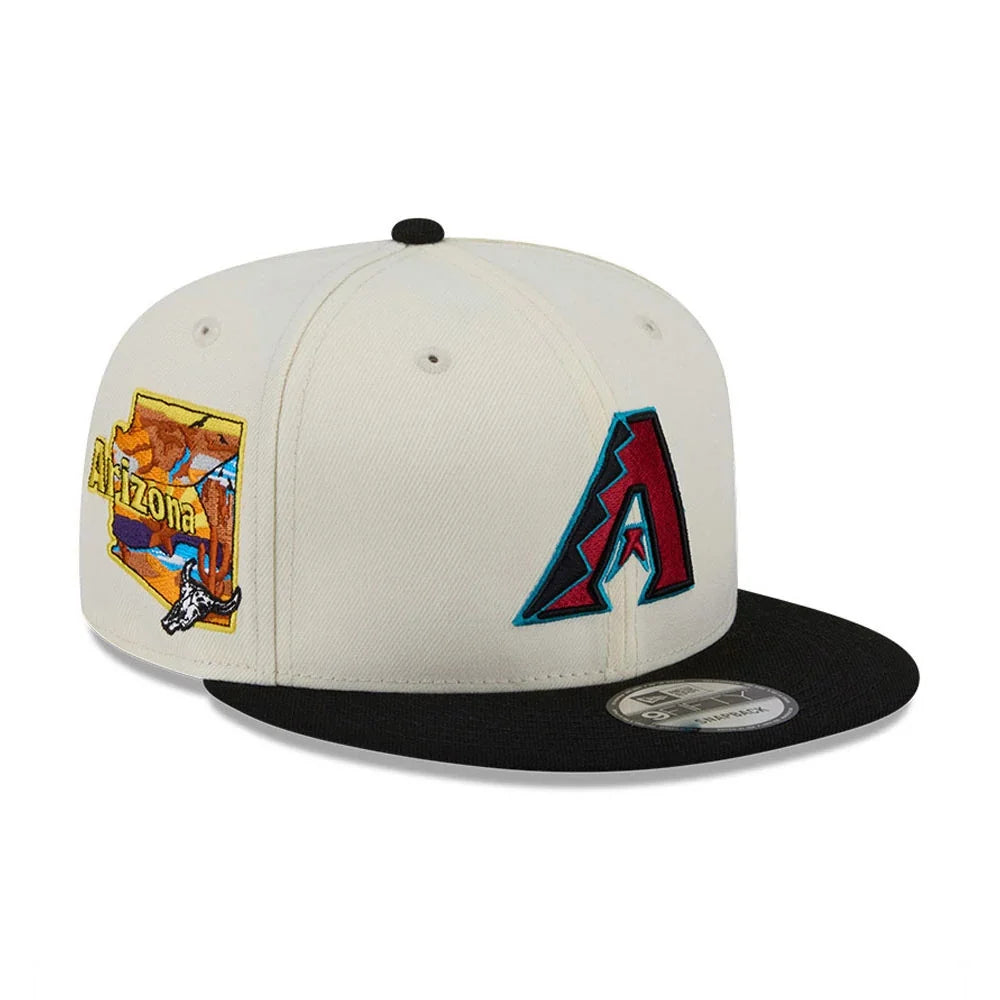 NEW ERA 9FIFTY Cappello Visiera Dritta Arizona Beige/Nero