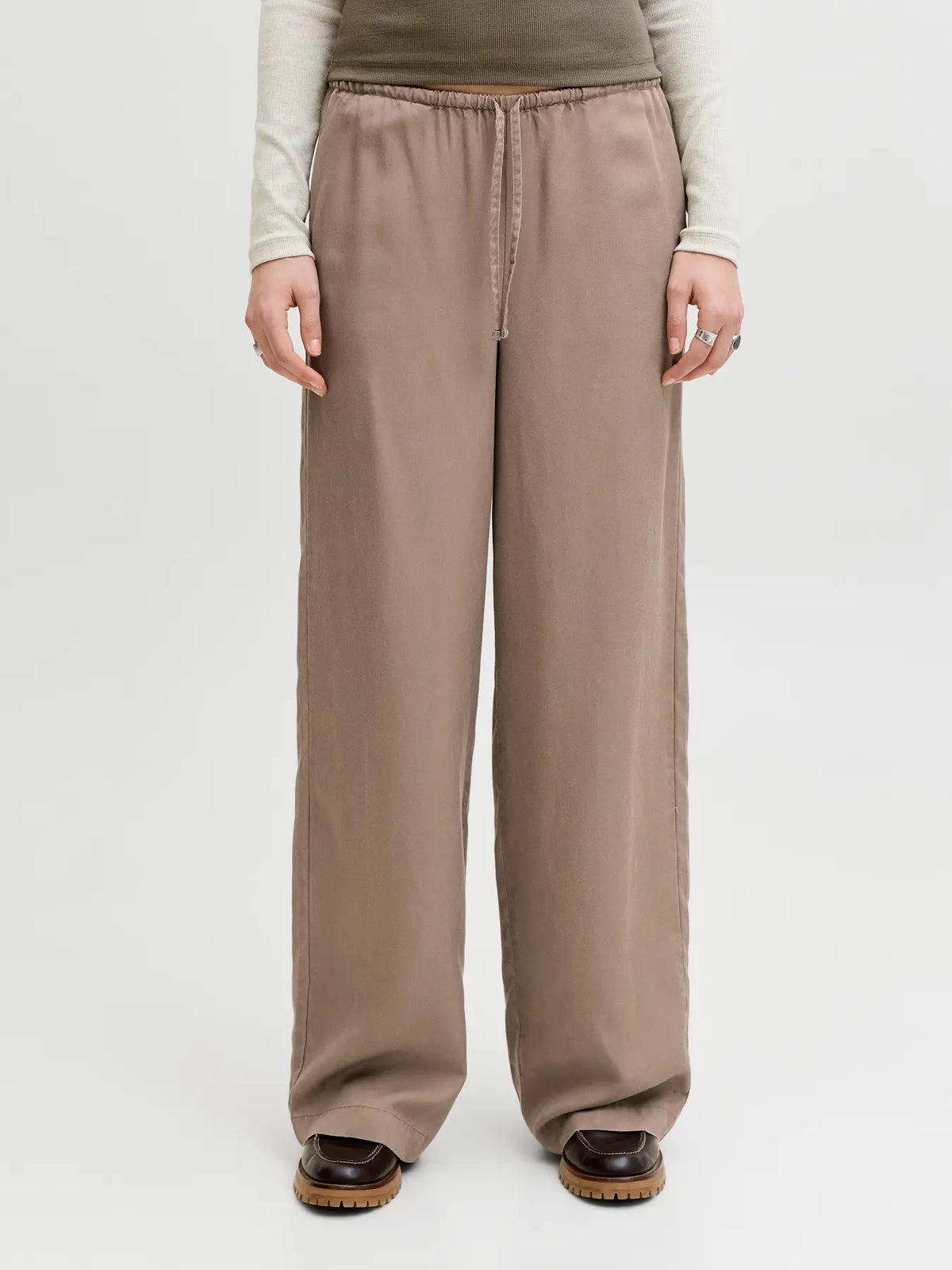 JJXX JJXX Jxsigrid Flora Pantalone Tortora - PANTALONE - Tommaseo Clothing