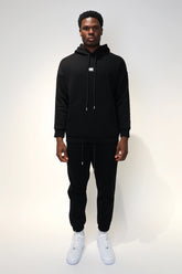 SOLDIER Tuta Felpata Con Cappuccio e Banda Laterale Nera