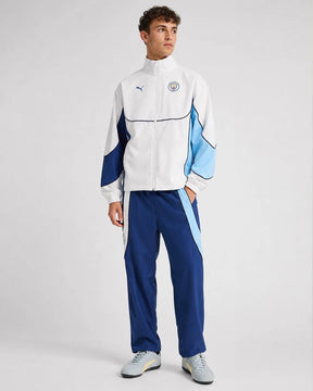 PUMA Tuta Completa Manchester City Bianca/Azzurra/Blu