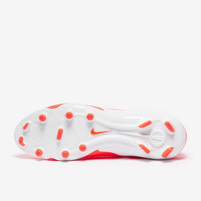 NIKE Scarpe Da Calcio Tiempo Legend Rosso Fluo/Bianca