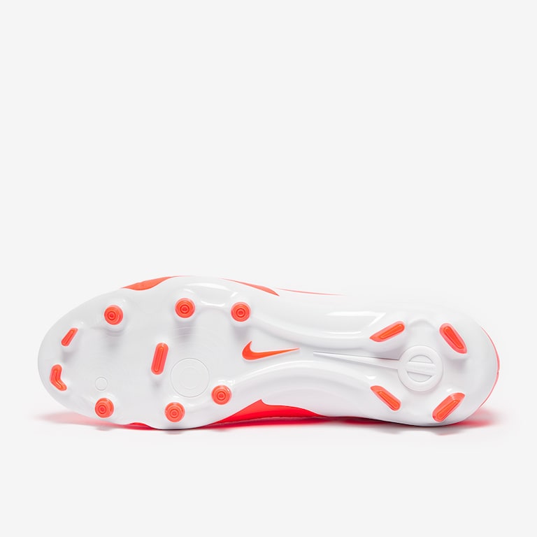 NIKE Scarpe Da Calcio Tiempo Legend Rosso Fluo/Bianca