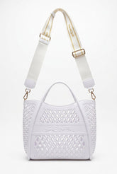 SENSI SANTORINI BAG Borsa con Tracolla Rimovibile Bianca