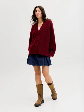 JJXX JXROSANNA BORDEAUX CARDIGAN DONNA