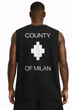 COUNTY OF MILAN Marcelo Burlon Canotta Stampa Retro Nera