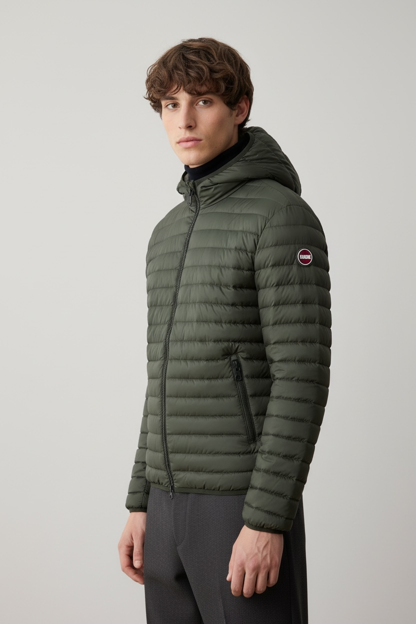 COLMAR Giubbotto 100 grammi Con Cappuccio Verde