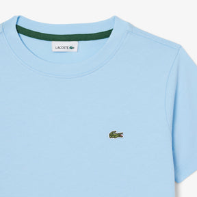 LACOSTE T-Shirt Bambino/Bambina Basic Azzurra