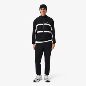 LACOSTE Tuta In Microfibra Logo Retro Nera/Bianca