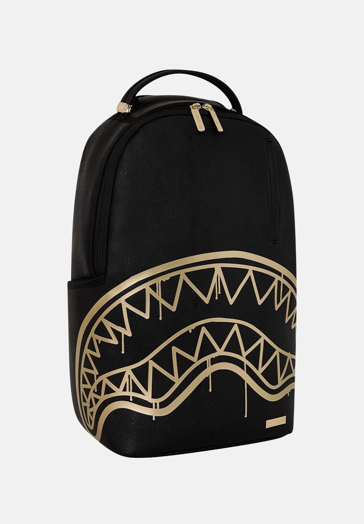 SPRAYGROUND Zaino That Gold Drap Nero/Oro