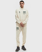 NIKE NBA x MILWAUKEE BUCKS Tuta Acetata Beige e Verde