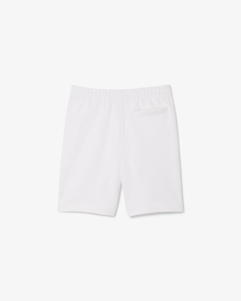 LACOSTE Pantaloncino In Cotone Basic Bianco