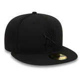 NEW ERA Cappello con visiera 59 FIFTY Fitted New York Yankees Nero Logo Nero