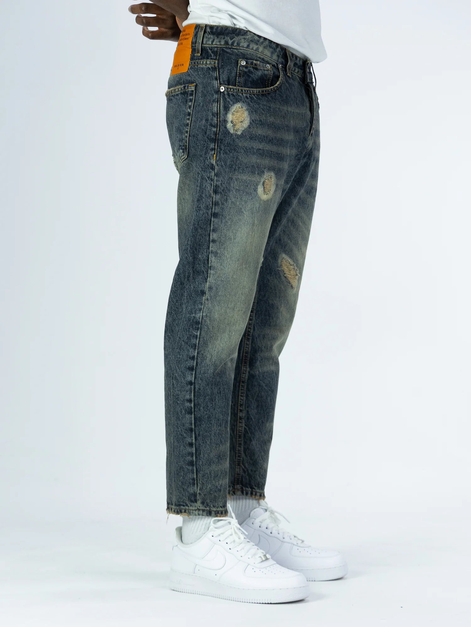 SOLDIER Jeans Crop Made in Italy