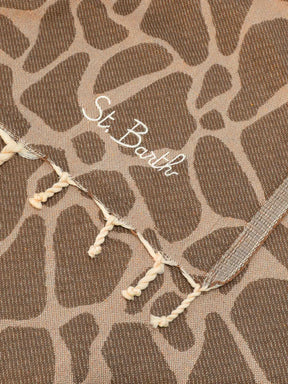 SAINT BARTH Telo Mare Foutas Giraffa