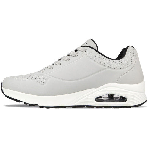52458 LGBK SKECHERS UNO STAND ON AIR GRIGIO CHIARO SS26