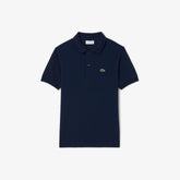 LACOSTE Polo In Cotone Piqué Bambino/Bambina Basic Blu