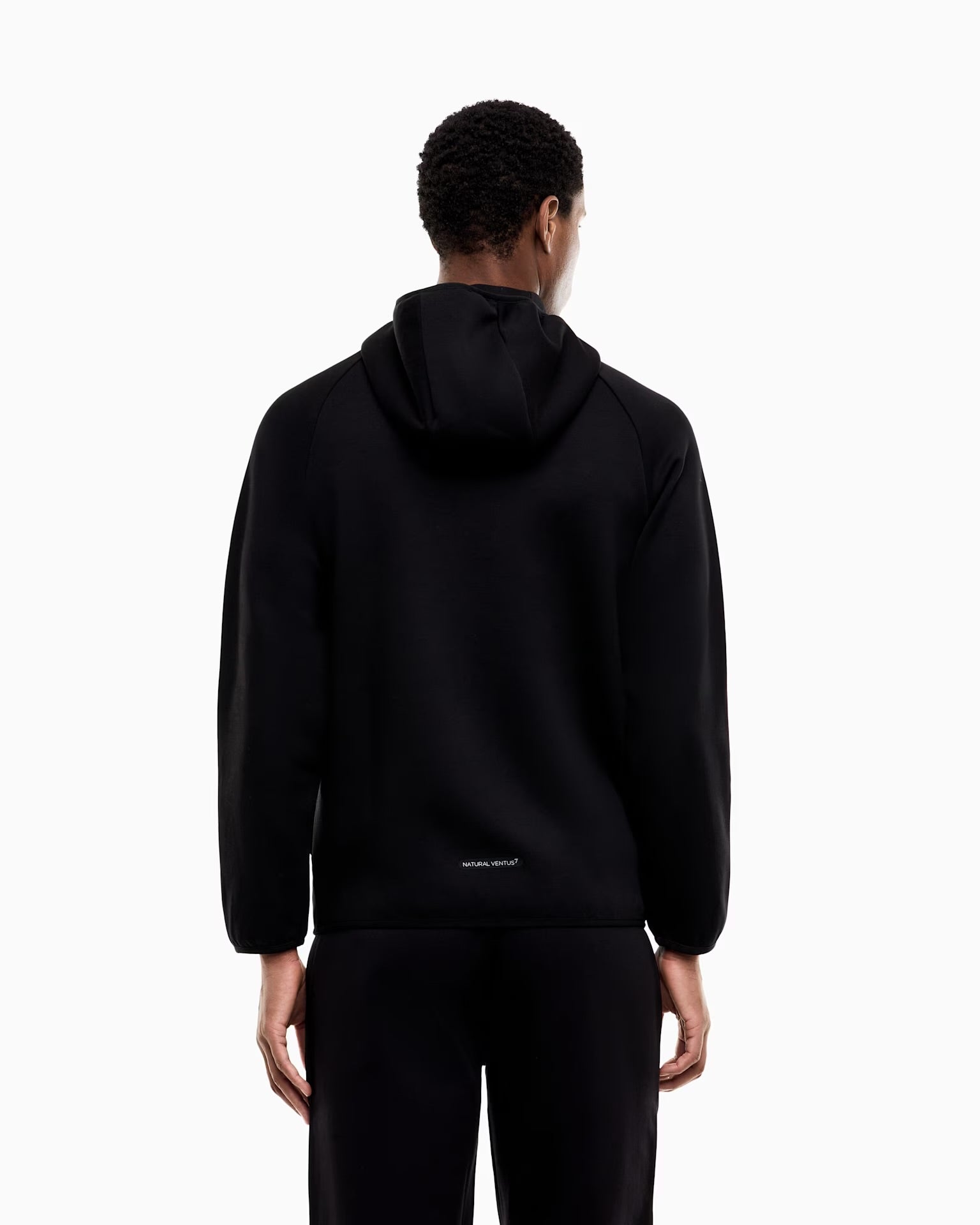 EMPORIO ARMANI Tuta Completa Con Zip E Cappuccio Nero