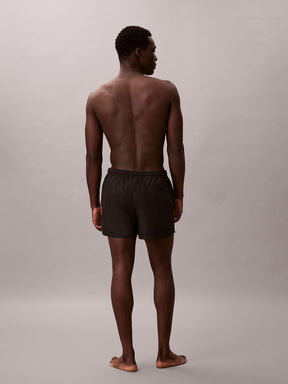 Calvin Klein Costume Da Bagno Con Logo Piccolo Nero/Bianco