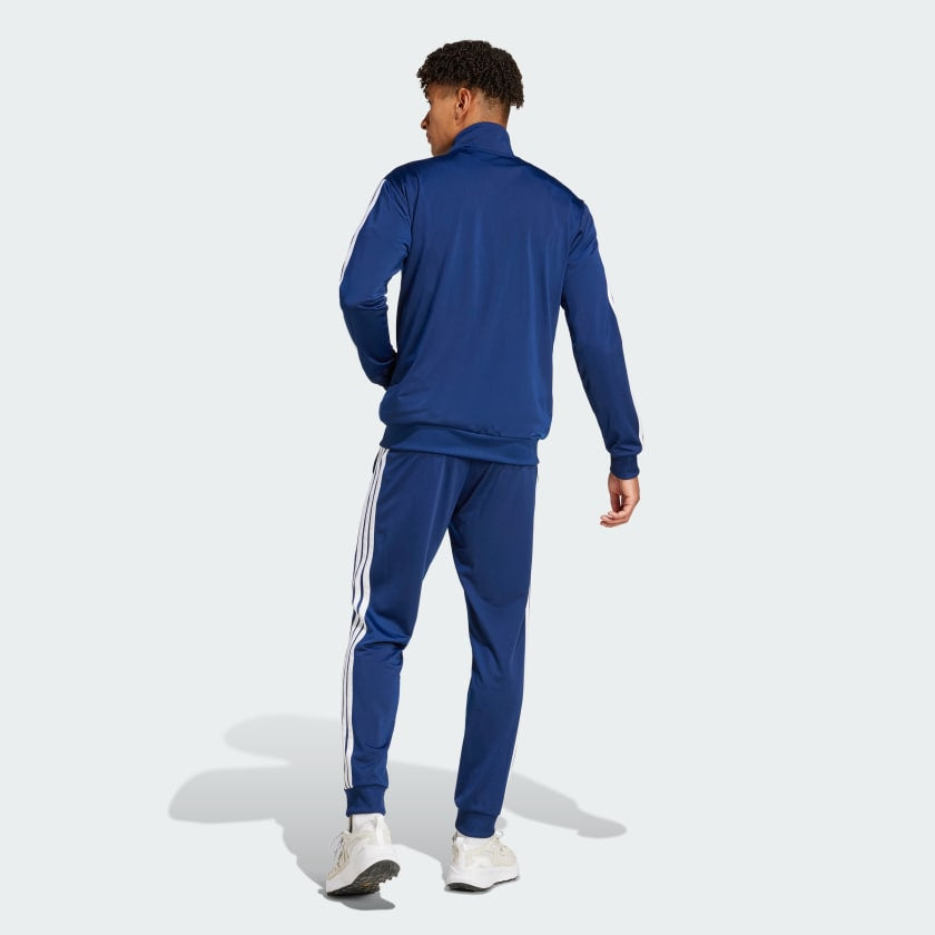 ADIDAS Tuta Acetata Con Zip Senza Cappuccio Blu