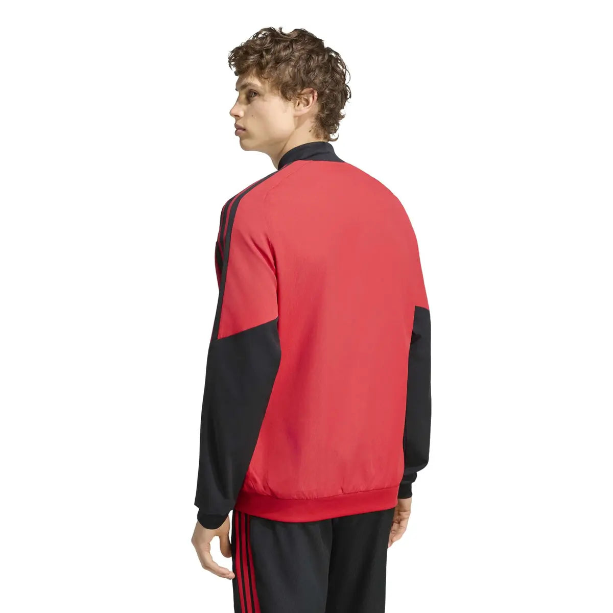 ADIDAS Tuta Completa Manchester United Senza Cappuccio Rosso/Nero