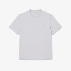LACOSTE Completino con Logo Goffrato Tono Su Tono Grigio