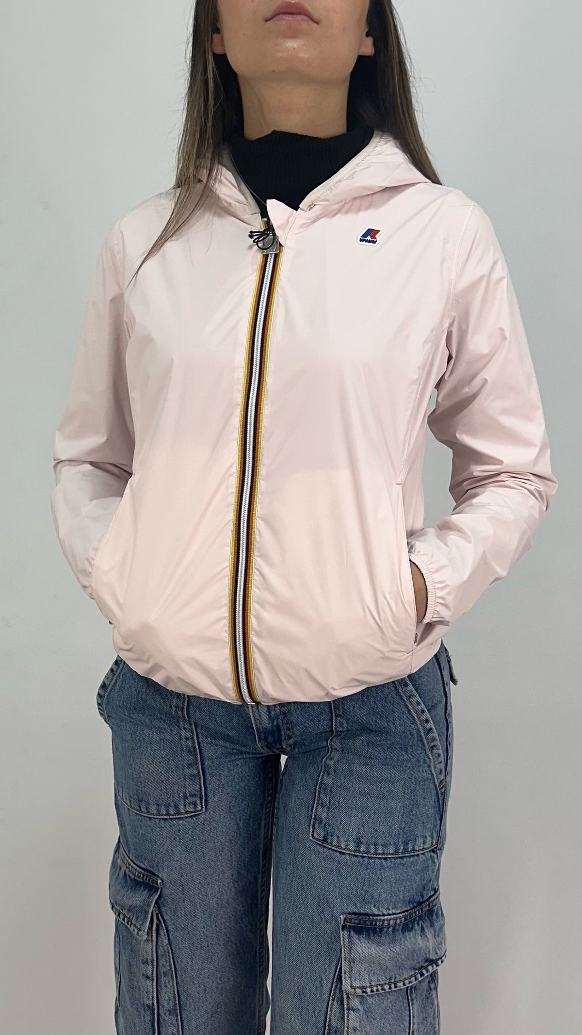 K-WAY Antivento Lyly Plus.2 Double Donna Rosa/Nero