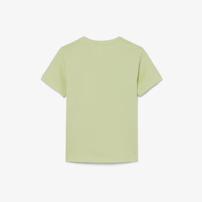 LACOSTE T-Shirt Bambino/Bambina Basic Verde Chiaro