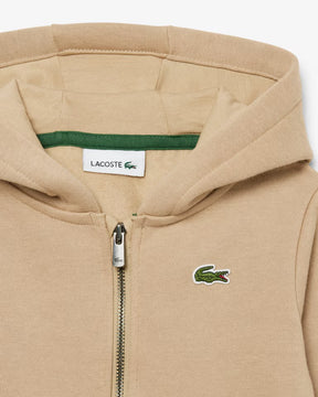 LACOSTE Set Neonato In Tessuto Felpato Beige