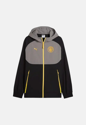 PUMA Tuta Completa Manchester City Nera/Grigia/Gialla