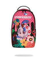 SPRAYGROUND Zaino In Pelle WTF SKULL DRIP DLXSV BACKPACK