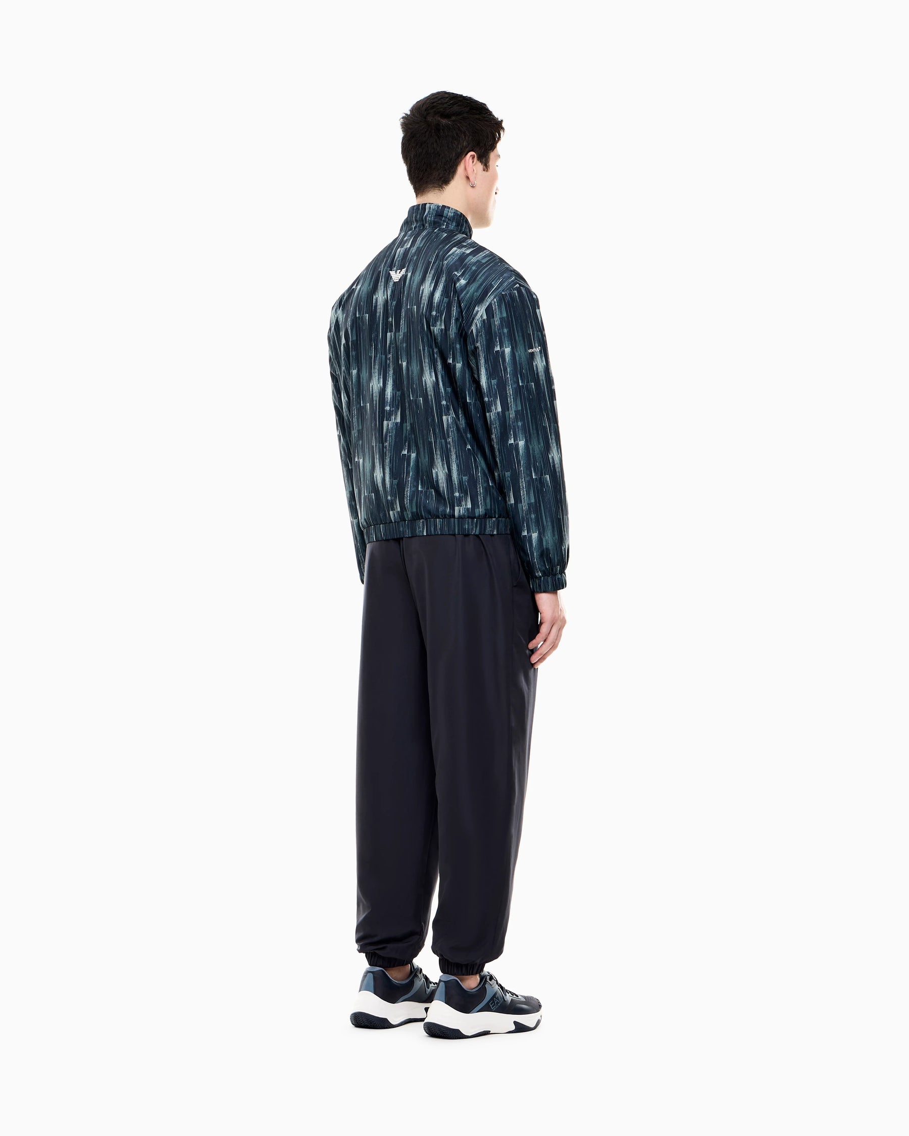 EMPORIO ARMANI Tuta Completa Con Zip Senza Cappuccio Blu/Verde