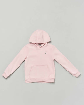 LACOSTE Felpa Con Cappuccio Bambina Rosa