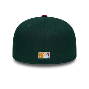 NEW ERA Cappello Mariners con visiera Dritta 59 Fifty Verde/Rosso Con Logo Giallo