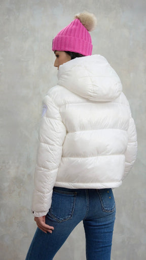 BLAUER Giubbotto Cropped ovattato donna Bianco