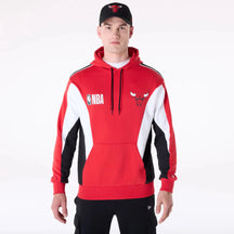 NEW ERA Tuta Leggera In Cotone Chicago Bulls Senza Cappuccio Rossa/Nera/Bianca