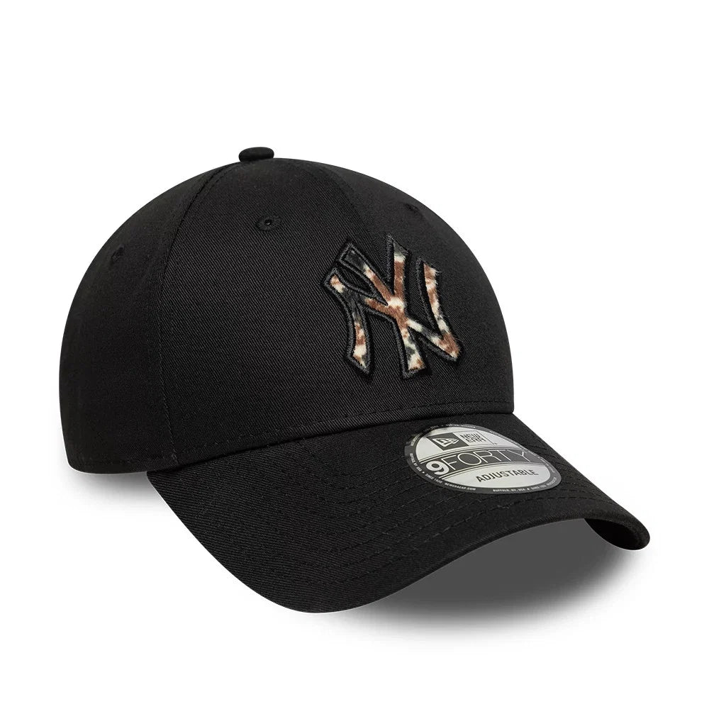 NEW ERA CAP 9FORTY New York Yankees Animal Print Nero