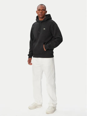 LACOSTE Felpa Con Cappuccio Nera