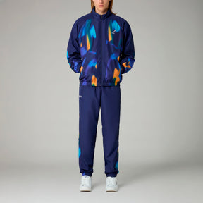 AUSTRALIAN Tuta Avalon Smash Leggera In Microfibra Con Zip Blu Con Fantasia Multicolor 25/26