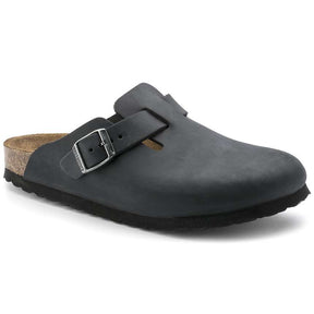 BIRKENSTOCK Boston Bs In Pelle Nabuk Nera