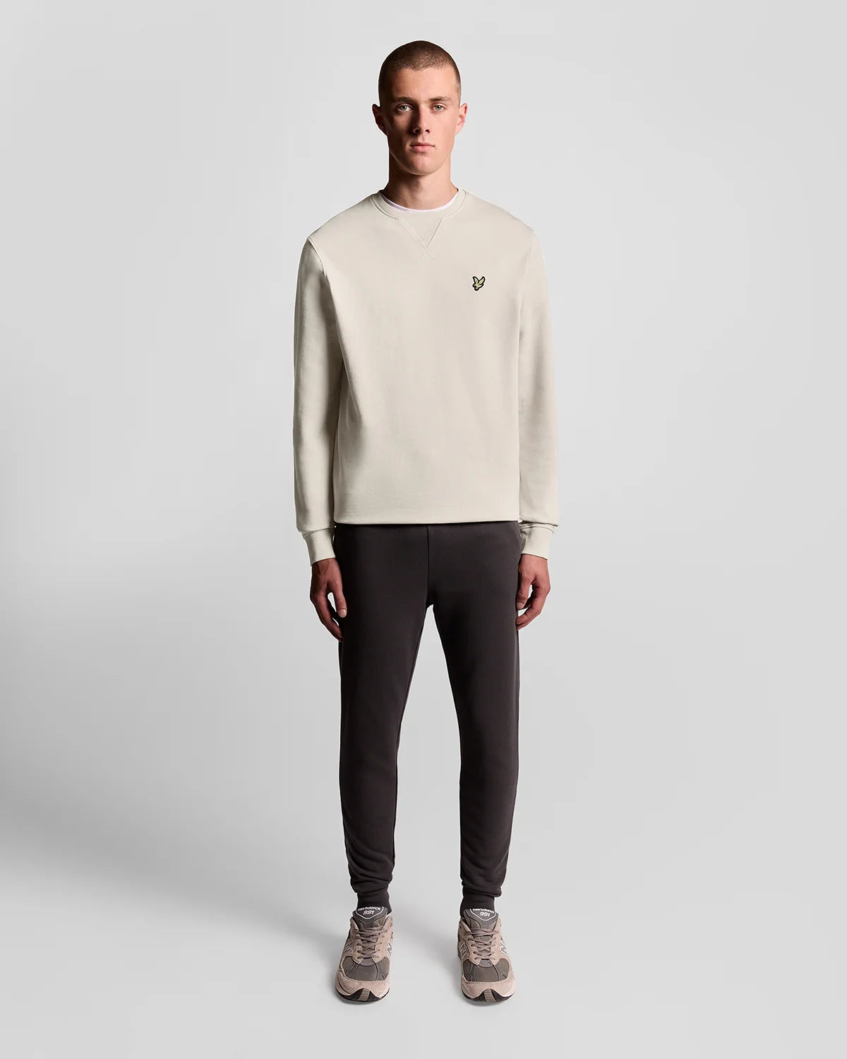 LYLE&SCOTT Felpa Girocollo In Cotone Beige
