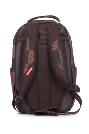 SPRAYGROUND Zaino Enlarged Check Paris Marrone
