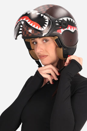 SPRAYGROUND Casco SHARKS IN PARIS HELMET Marrone