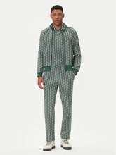 LACOSTE Tuta  Monogram Con Zip Verde