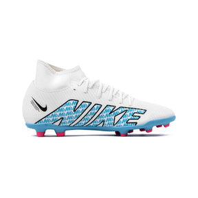 NIKE Scarpe Da Calcio Mercurial Superfly 9 Club Bianca/Azzurra