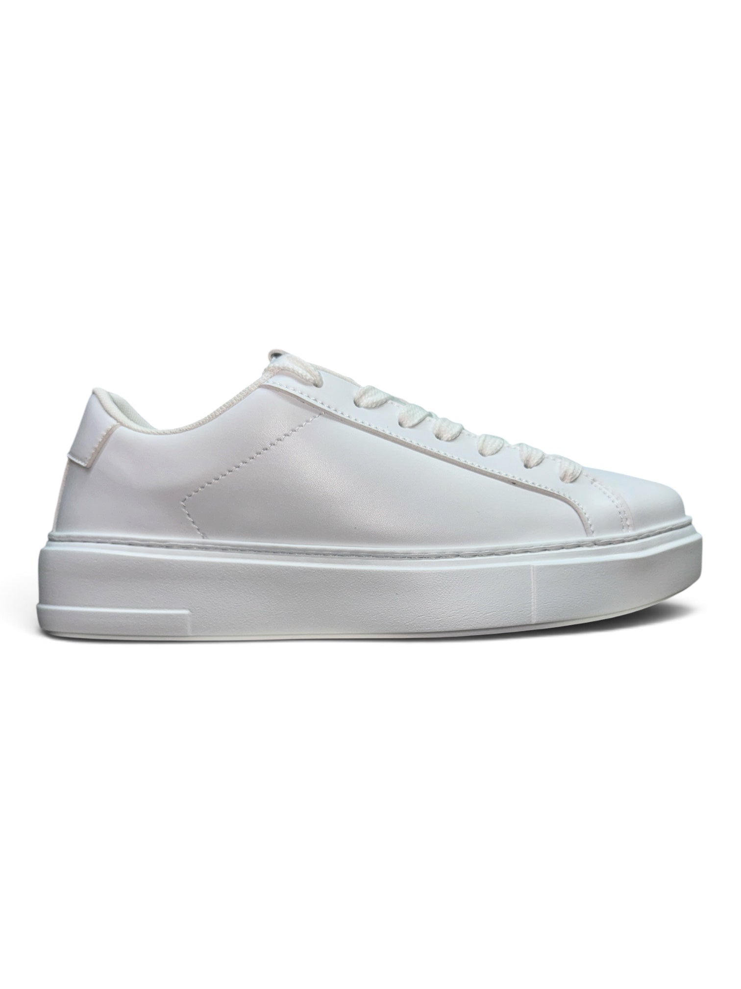 BRIAN MILLS Sneaker In Pelle Di Vitello Tutta Bianca (Copia)